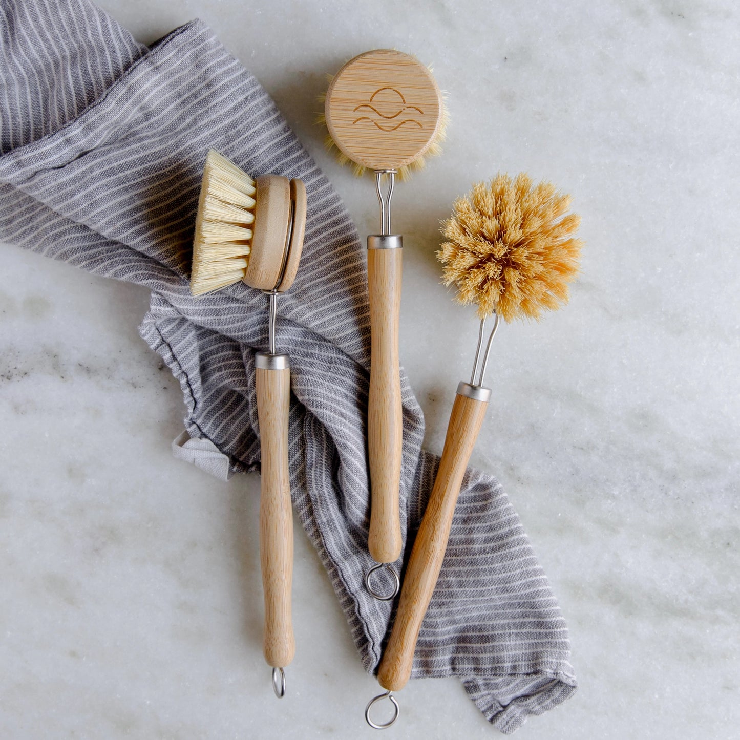 Sisal Dish Brush with Replaceable Head